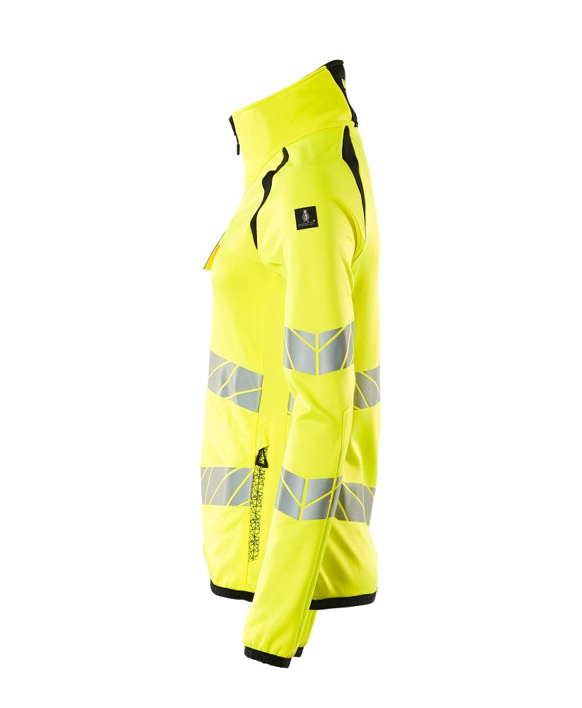 Mascot Damen Accelerate Safe Warn-Fleecejacke – gelb/schwarz