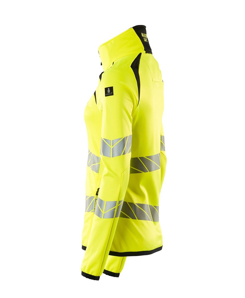 Mascot Damen Accelerate Safe Warn-Fleecejacke – gelb/schwarz