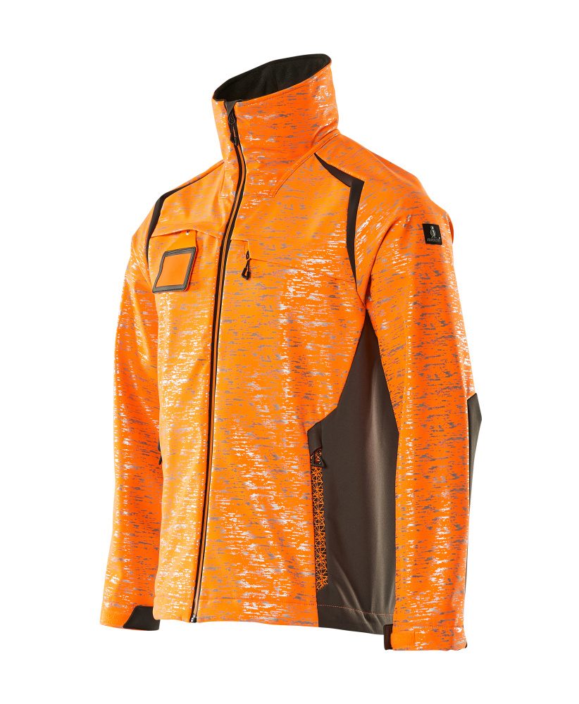 Mascot Accelerate Safe Softshelljacke – orange/dunkelanthrazit