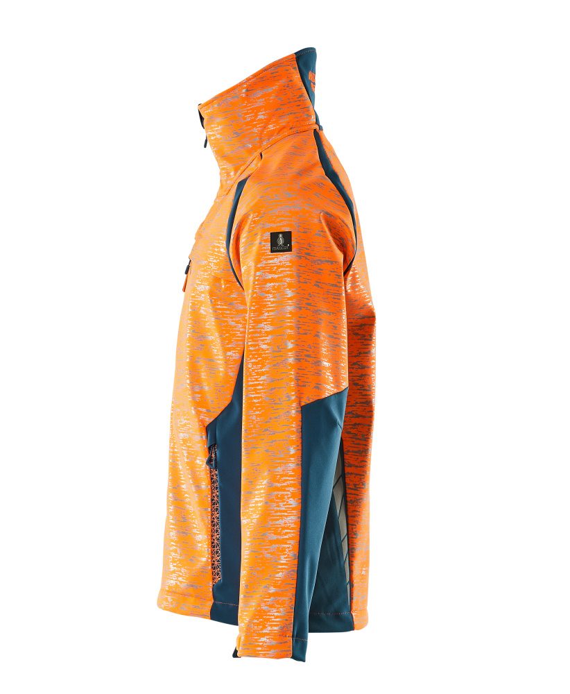 Mascot Accelerate Safe Softshelljacke – orange/dunkelpetroleum
