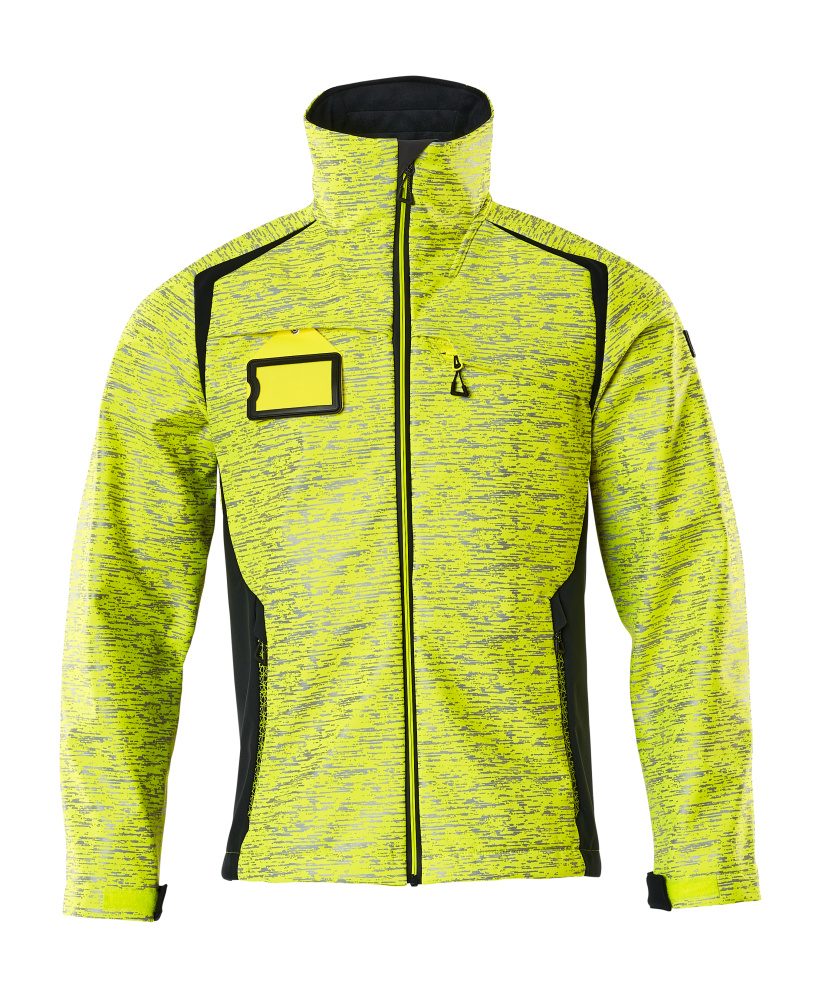 Mascot Accelerate Safe Softshelljacke – gelb/schwarzblau