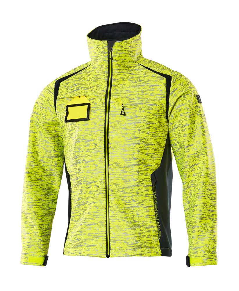 Mascot Accelerate Safe Softshelljacke – gelb/schwarzblau
