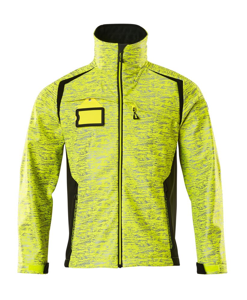 Mascot Accelerate Safe Softshelljacke – gelb/schwarz