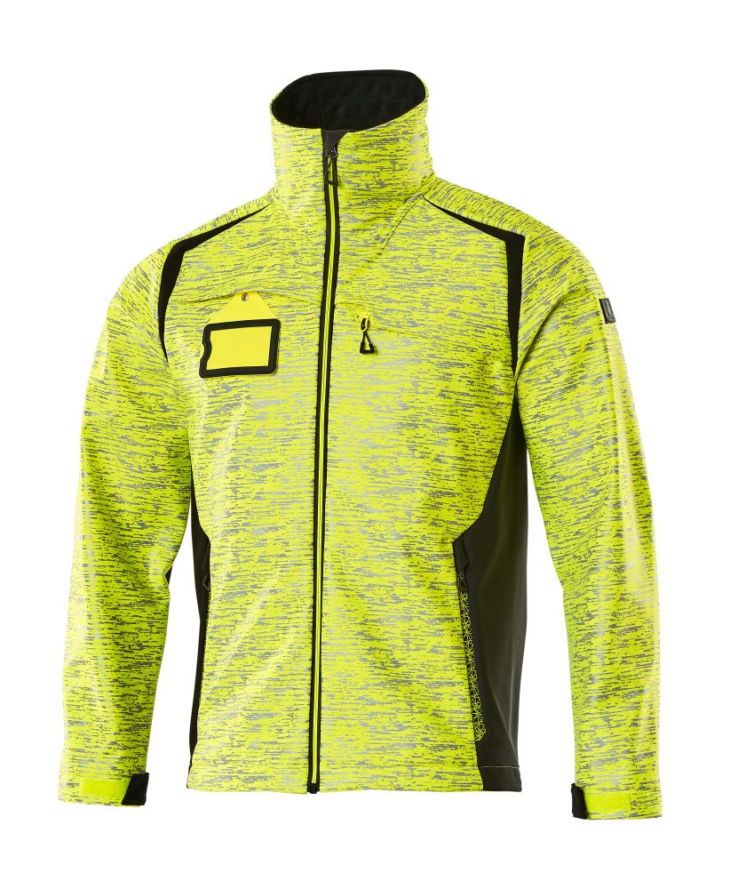 Mascot Accelerate Safe Softshelljacke – gelb/schwarz