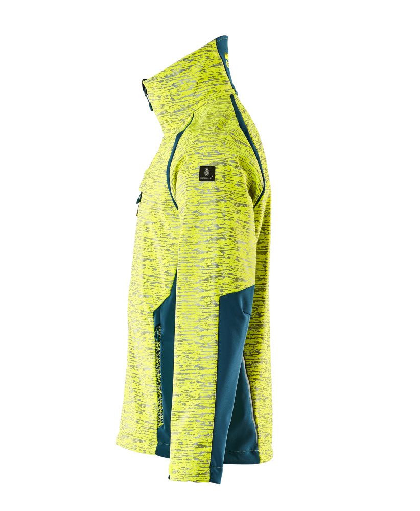 Mascot Accelerate Safe Softshelljacke – gelb/dunkelpetroleum