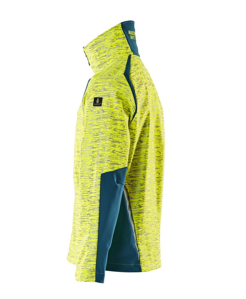 Mascot Accelerate Safe Softshelljacke – gelb/dunkelpetroleum