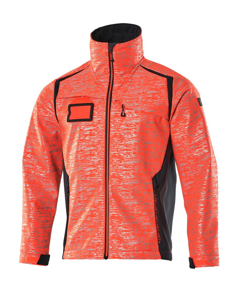 Mascot Accelerate Safe Softshelljacke – rot/schwarzblau