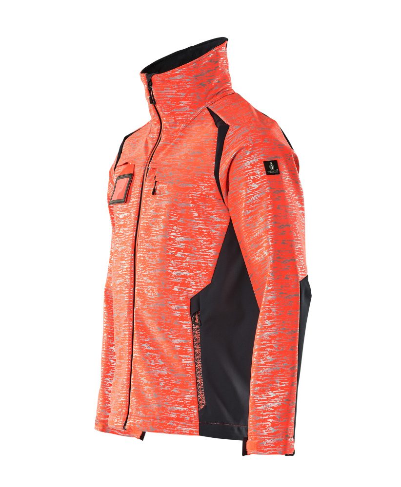 Mascot Accelerate Safe Softshelljacke – rot/schwarzblau