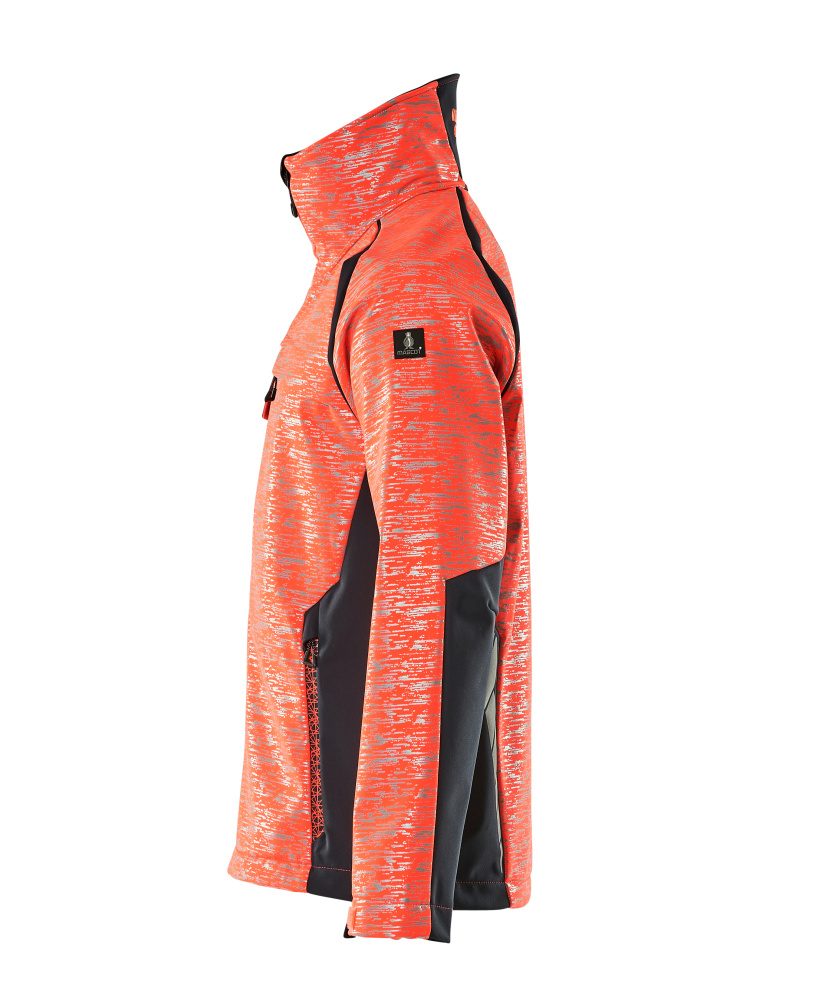Mascot Accelerate Safe Softshelljacke – rot/schwarzblau