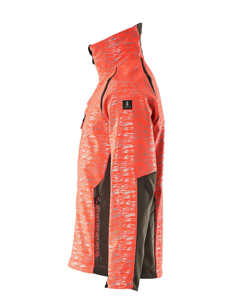 Mascot Accelerate Safe Softshelljacke – rot/dunkelanthrazit
