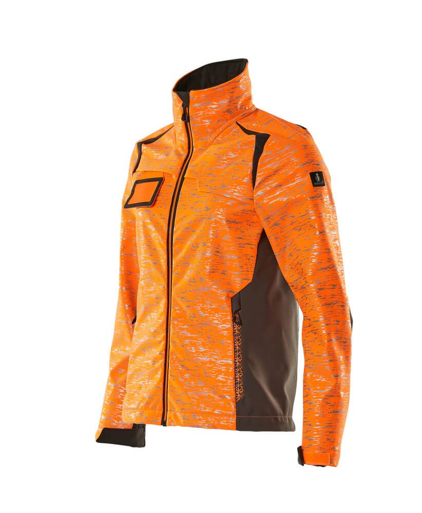 Mascot Damen Accelerate Safe Softshelljacke – orange/dunkelanthrazit