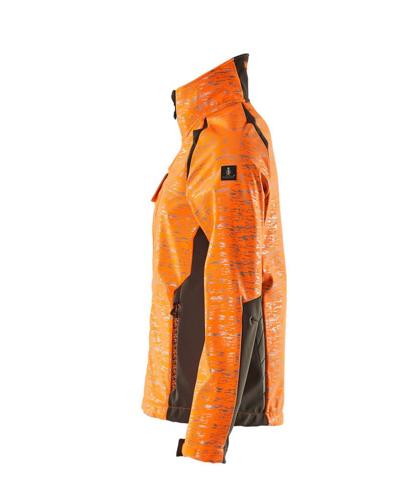 Mascot Damen Accelerate Safe Softshelljacke – orange/dunkelanthrazit