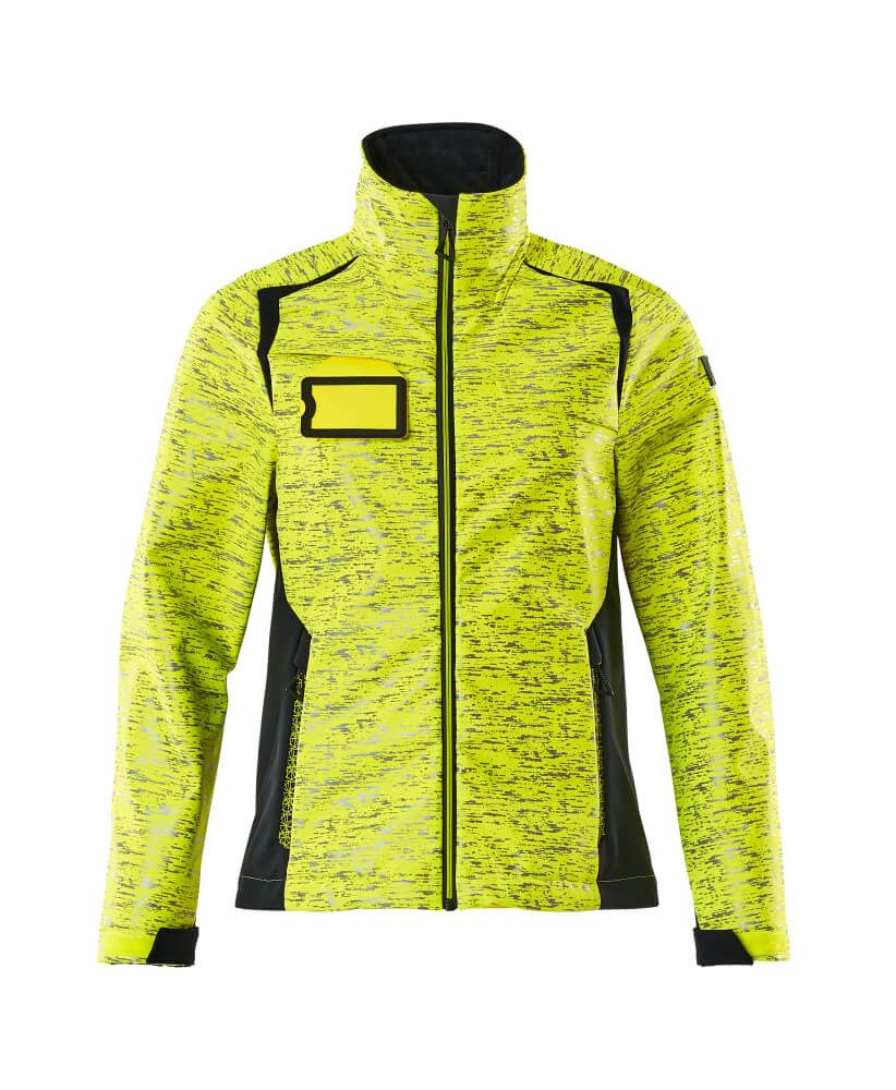 Mascot Damen Accelerate Safe Softshelljacke – gelb/schwarzblau