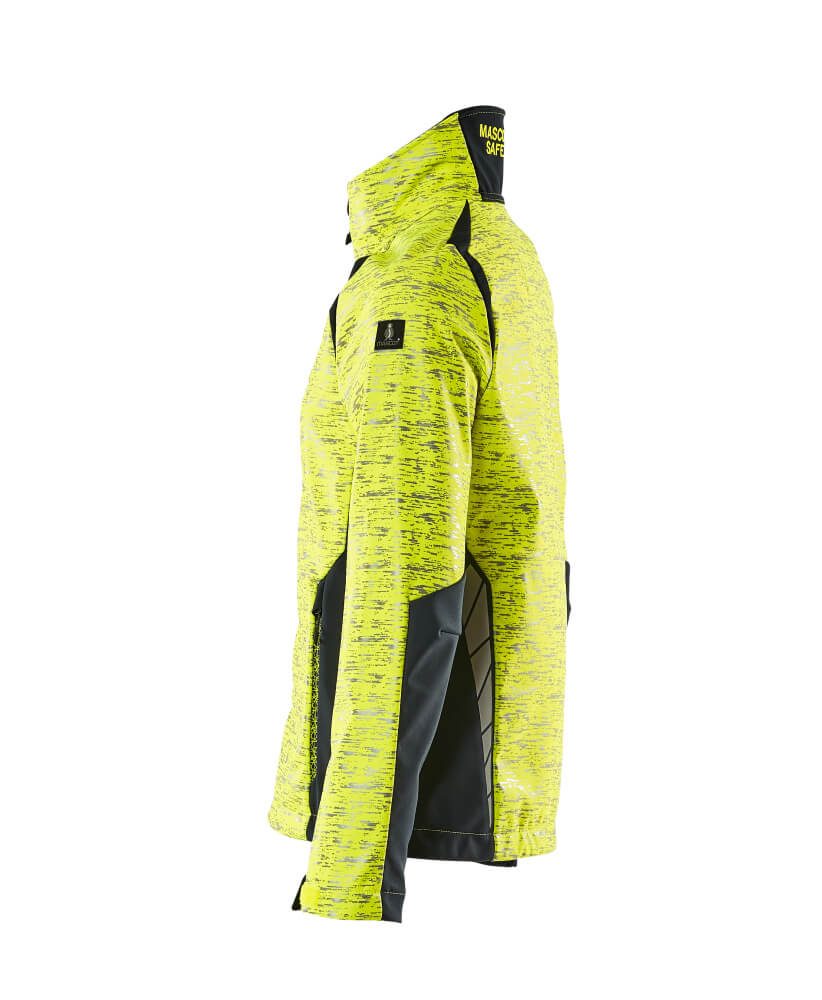 Mascot Damen Accelerate Safe Softshelljacke – gelb/schwarzblau