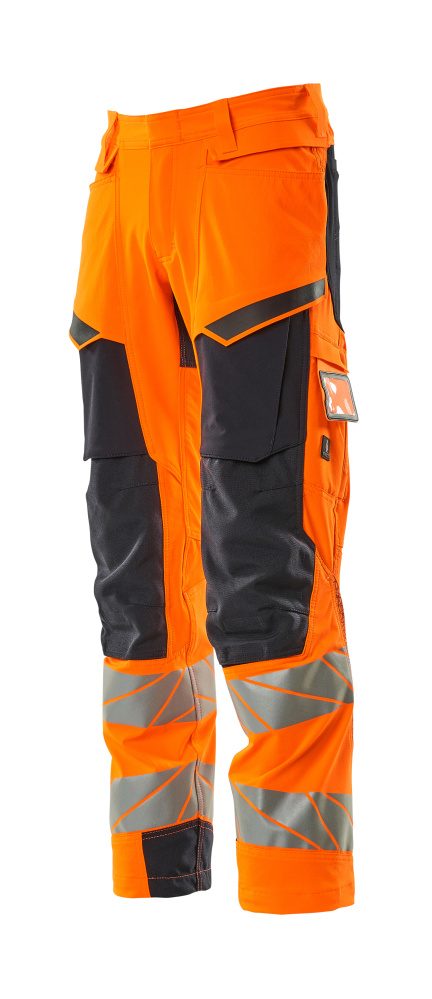 Mascot Kl.2 Accelerate Safe Warn Stretchbundhose 19279-510 – orange/schwarzblau