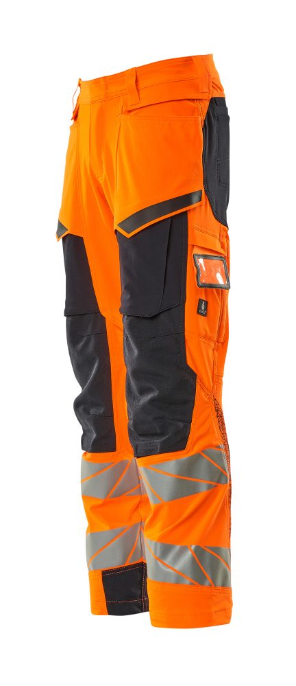Mascot Kl.2 Accelerate Safe Warn Stretchbundhose 19279-510 – orange/schwarzblau