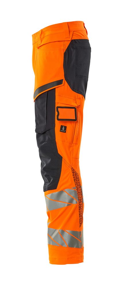 Mascot Kl.2 Accelerate Safe Warn Stretchbundhose 19279-510 – orange/schwarzblau