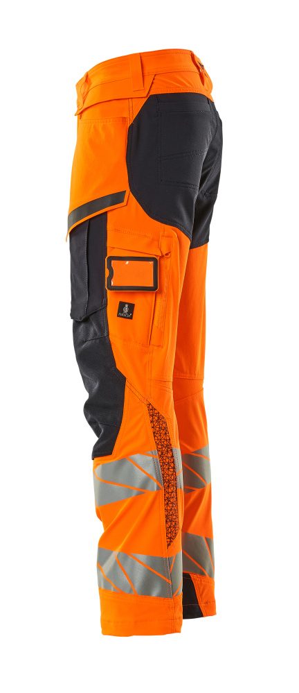 Mascot Kl.2 Accelerate Safe Warn Stretchbundhose 19279-510 – orange/schwarzblau