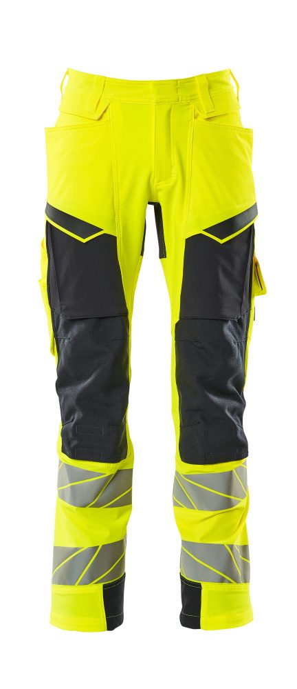 Mascot Kl.2 Accelerate Safe Warn Stretchbundhose 19279-510 – gelb/schwarzblau