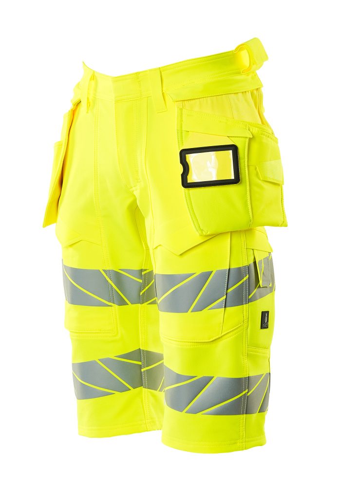 Mascot Accelerate Safe Warn-Handwerkershorts – gelb