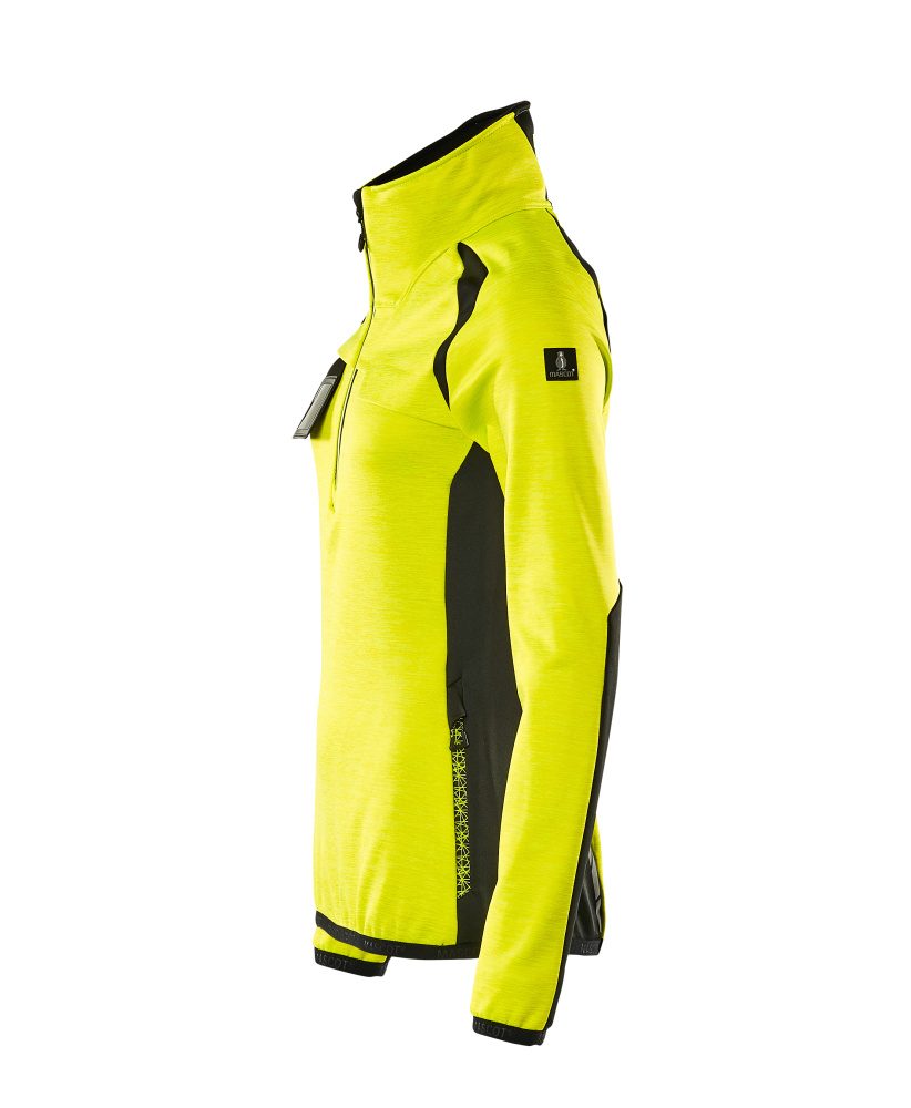 Mascot Damen Accelerate Safe Fleecepullover – gelb/schwarz