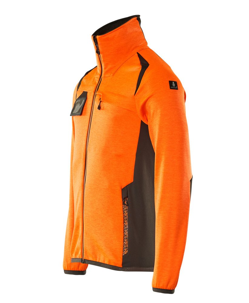 Mascot Accelerate Safe Fleecejacke – orange/dunkelanthrazit