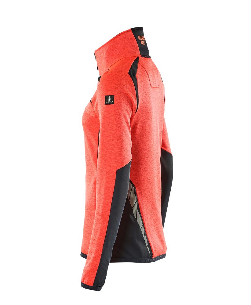 Mascot Damen Accelerate Safe Fleecejacke – rot/schwarzblau