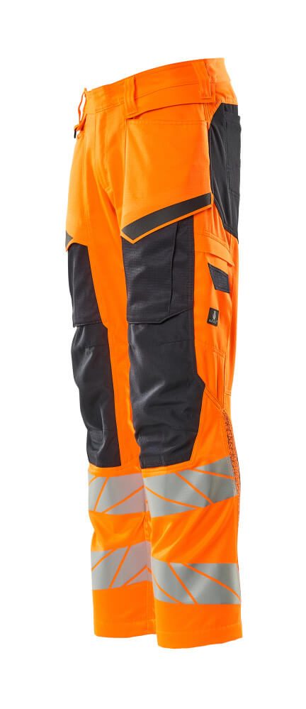 Mascot Accelerate Safe Warnschutz Bundhose Kl.2 – orange/schwarzblau