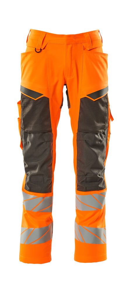 Mascot Accelerate Safe Warnschutz Bundhose Kl.2 – orange/dunkelanthrazit