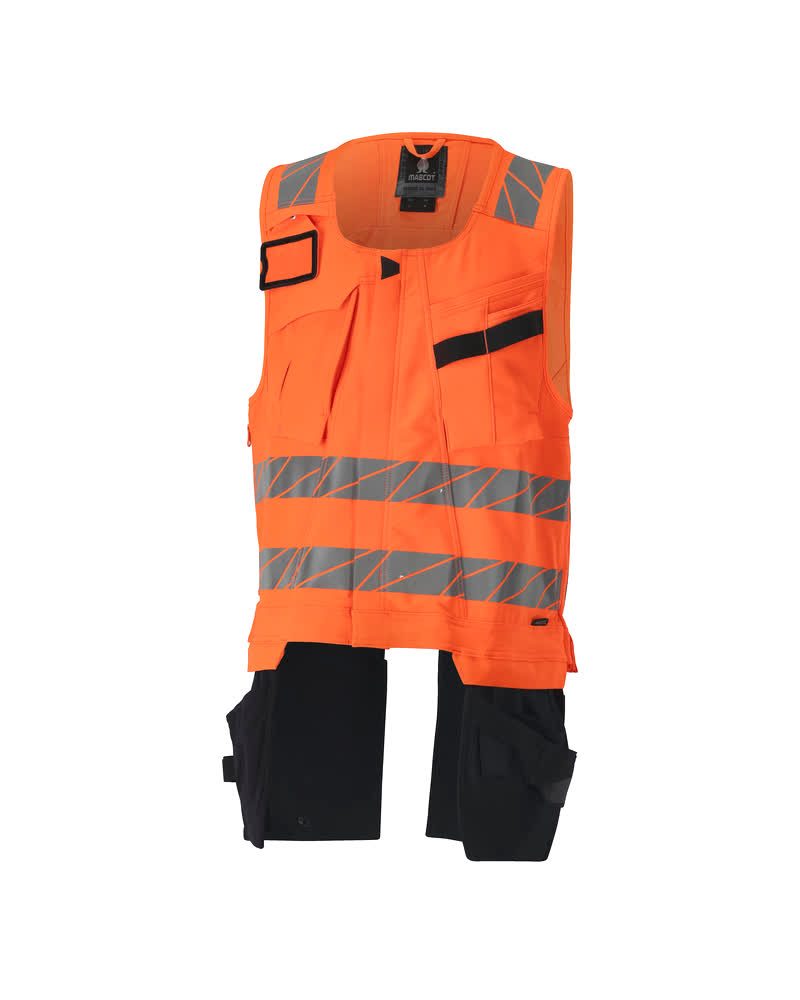 Mascot Accelerate Safe Warnschutz Montageweste – orange/schwarzblau