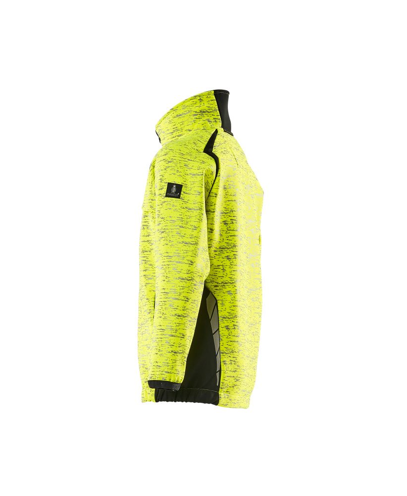Mascot Accelerate Safe Kinder HiVis Softshelljacke – gelb/schwarz