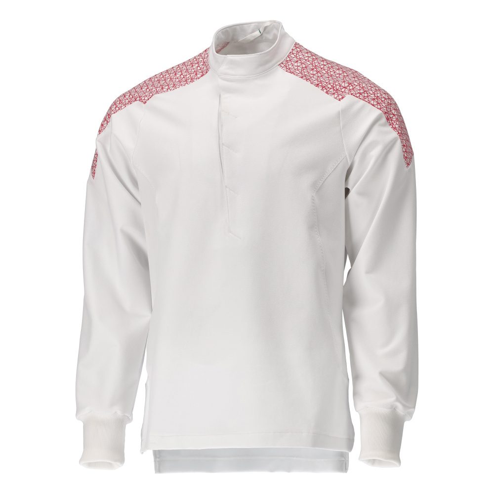 Mascot 20052-511 Food&Care Stretch Schlupfjacke – weiß/verkehrsrot