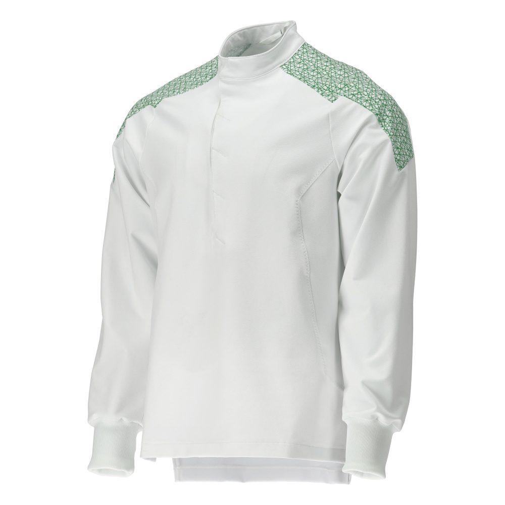 Mascot 20052-511 Food&Care Stretch Schlupfjacke – weiß/grasgrün