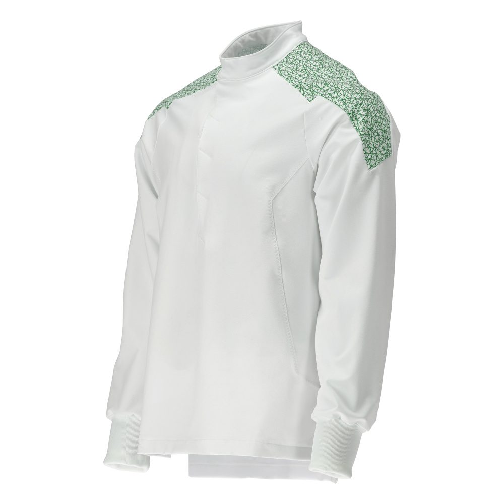 Mascot 20052-511 Food&Care Stretch Schlupfjacke – weiß/grasgrün