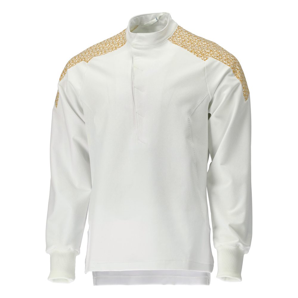 Mascot 20052-511 Food&Care Stretch Schlupfjacke – weiß/currygelb