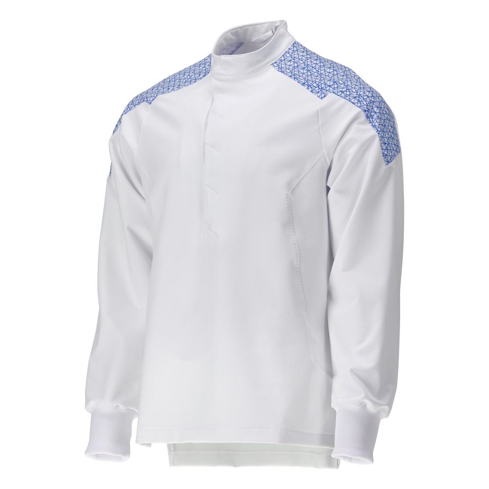 Mascot 20052-511 Food&Care Stretch Schlupfjacke – weiß/azurblau