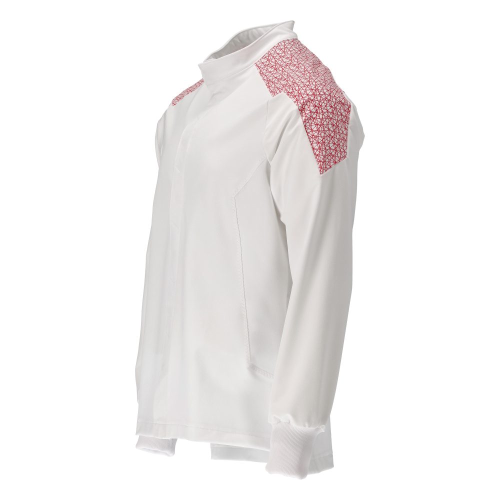 Mascot 20054-511 Food & Care Stretch Bundjacke – weiß/verkehrsrot