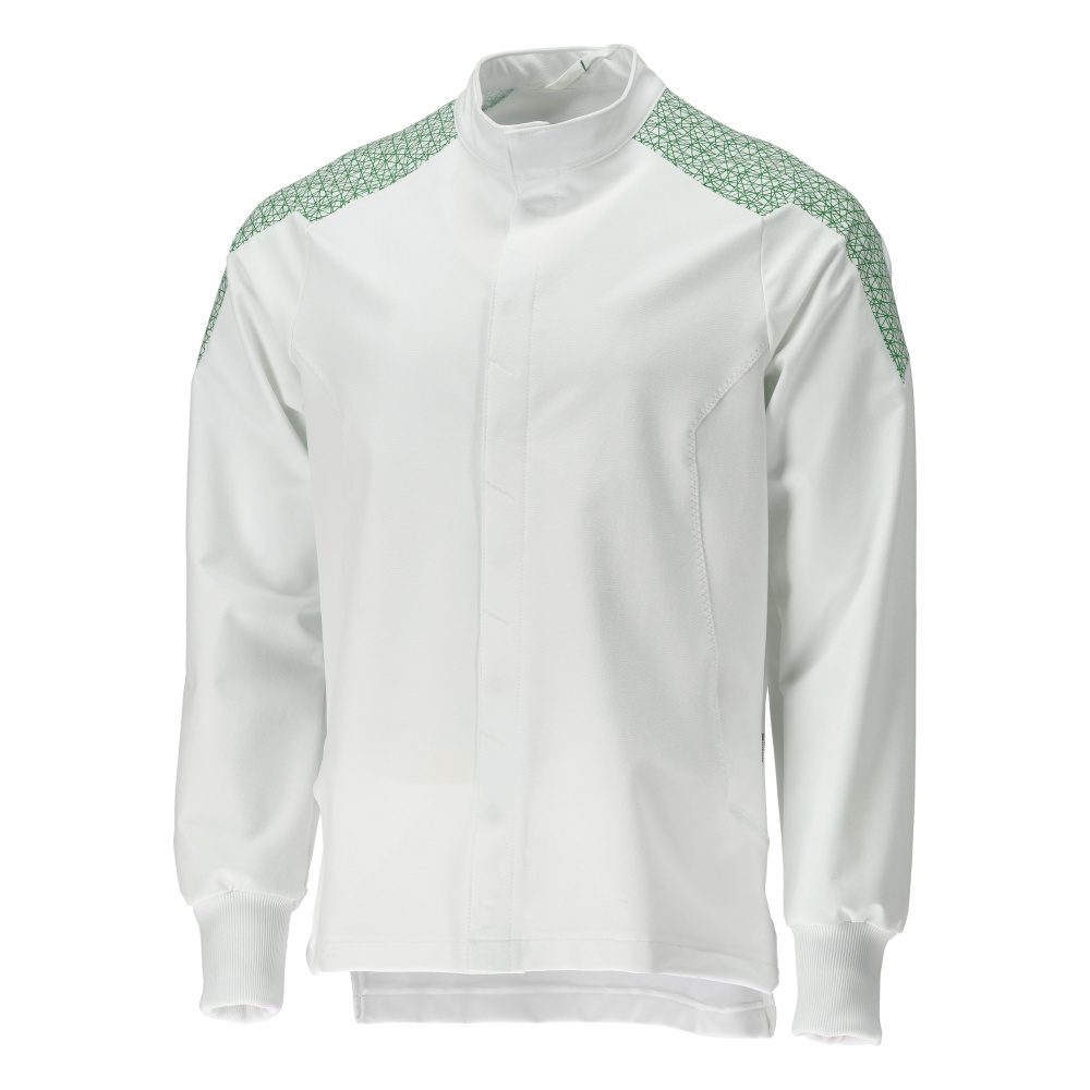 Mascot 20054-511 Food & Care Stretch Bundjacke – weiß/grasgrün