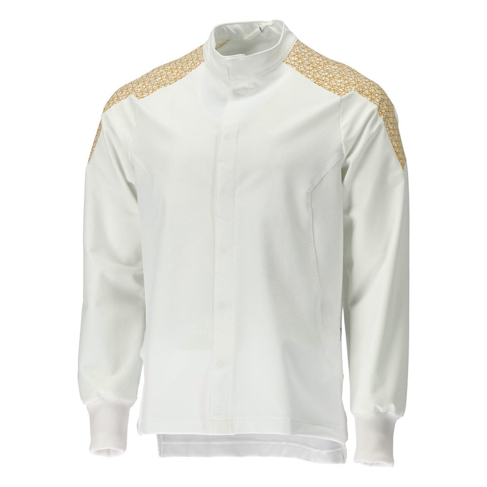 Mascot 20054-511 Food & Care Stretch Bundjacke – weiß/currygelb