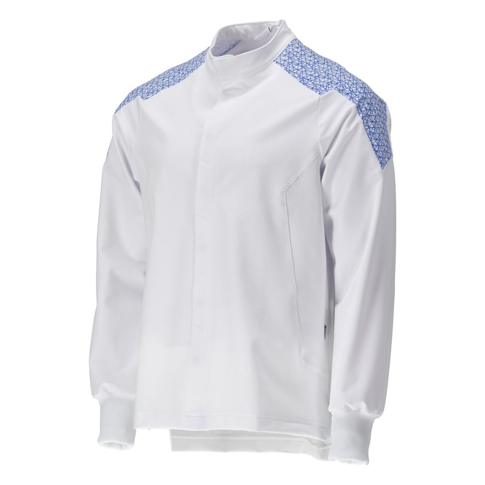 Mascot 20054-511 Food & Care Stretch Bundjacke – weiß/azurblau