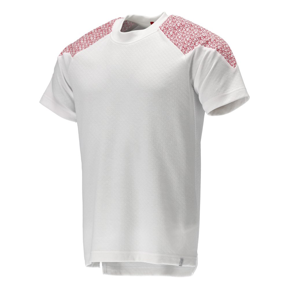 Mascot 20082-933 Food & Care T-Shirt – weiß/verkehrsrot