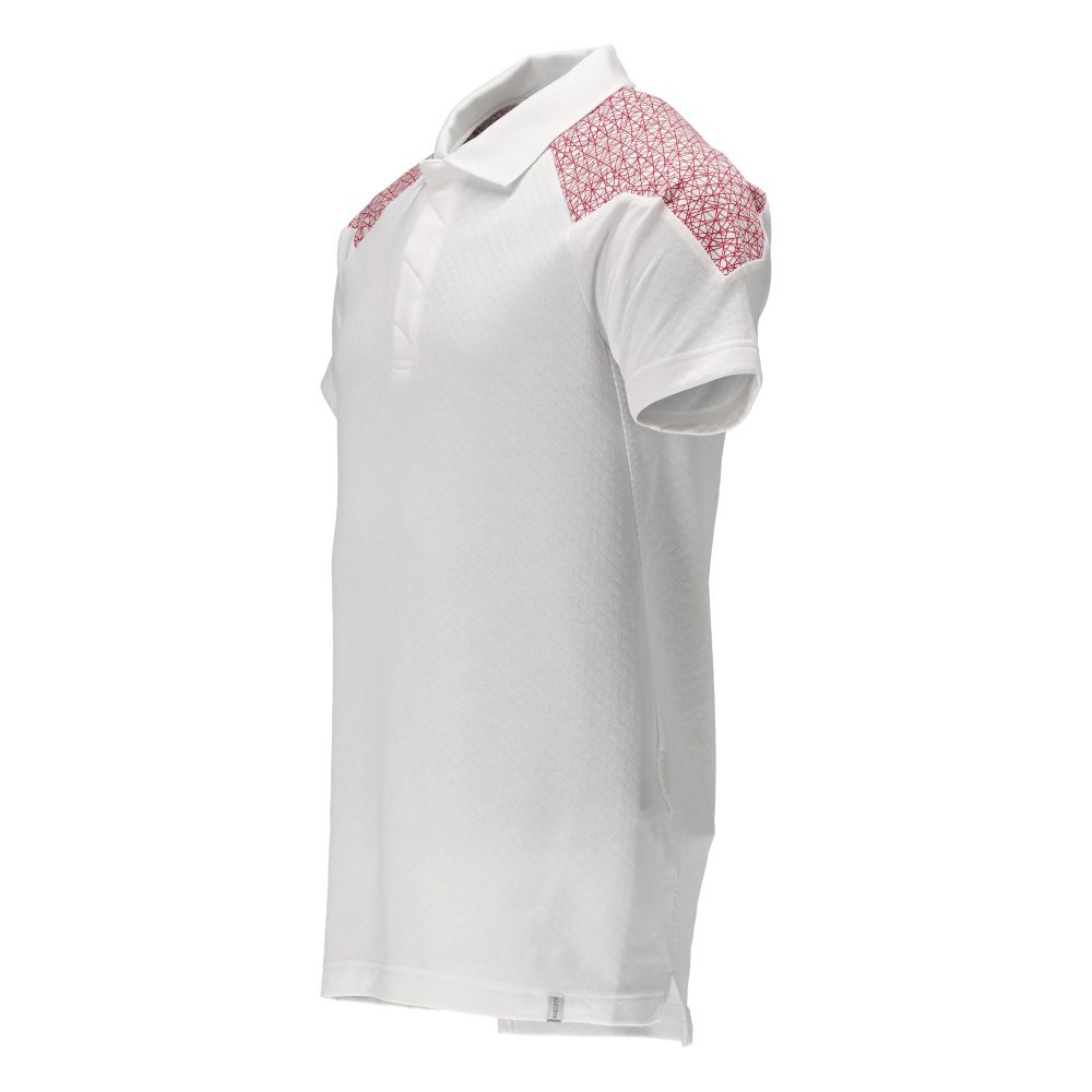 Mascot 20083-933 Food & Care Polo-Shirt – weiß/verkehrsrot