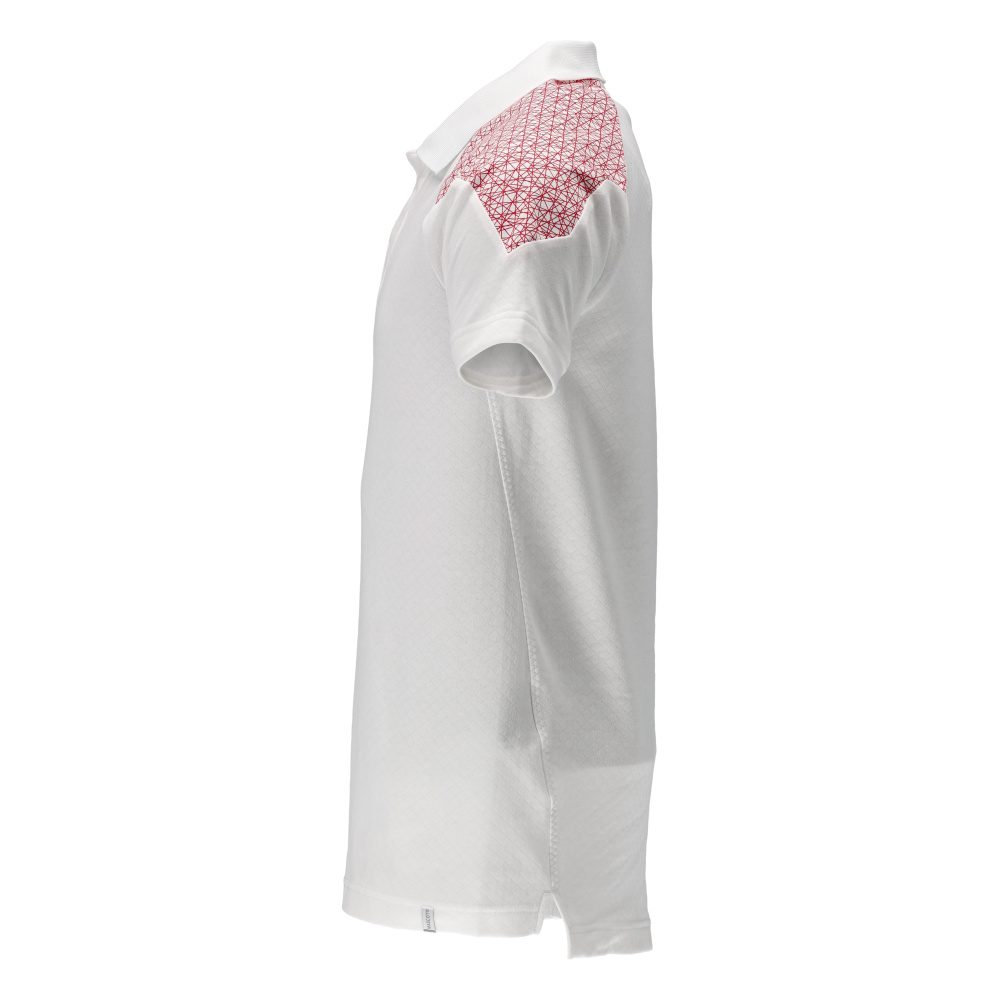 Mascot 20083-933 Food & Care Polo-Shirt – weiß/verkehrsrot