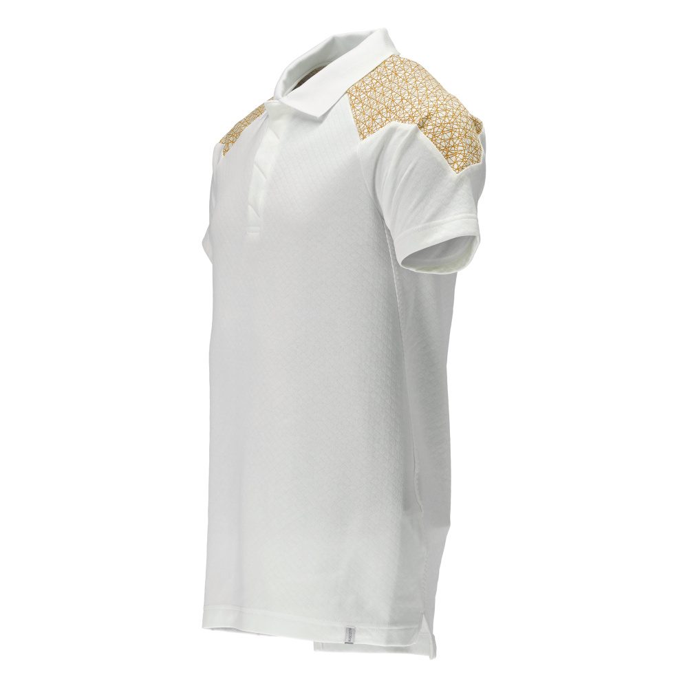 Mascot 20083-933 Food & Care Polo-Shirt – weiß/currygelb