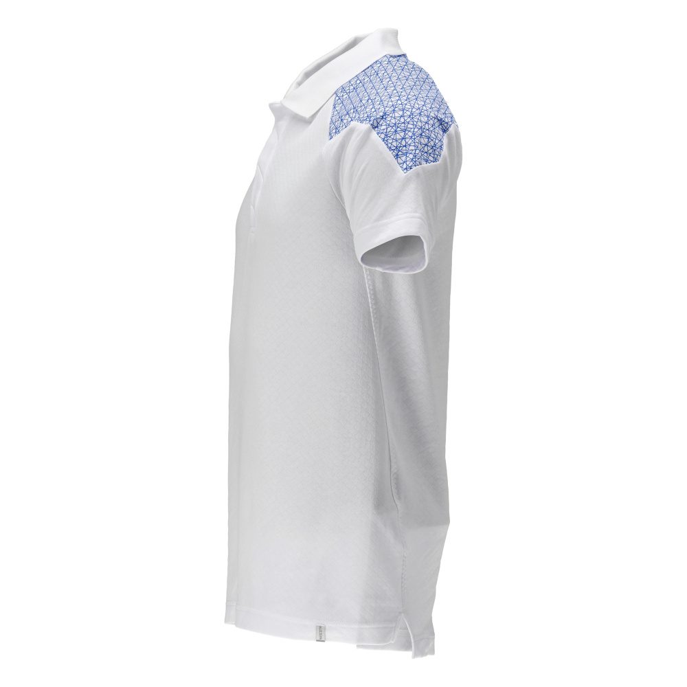 Mascot 20083-933 Food & Care Polo-Shirt – weiß/azurblau