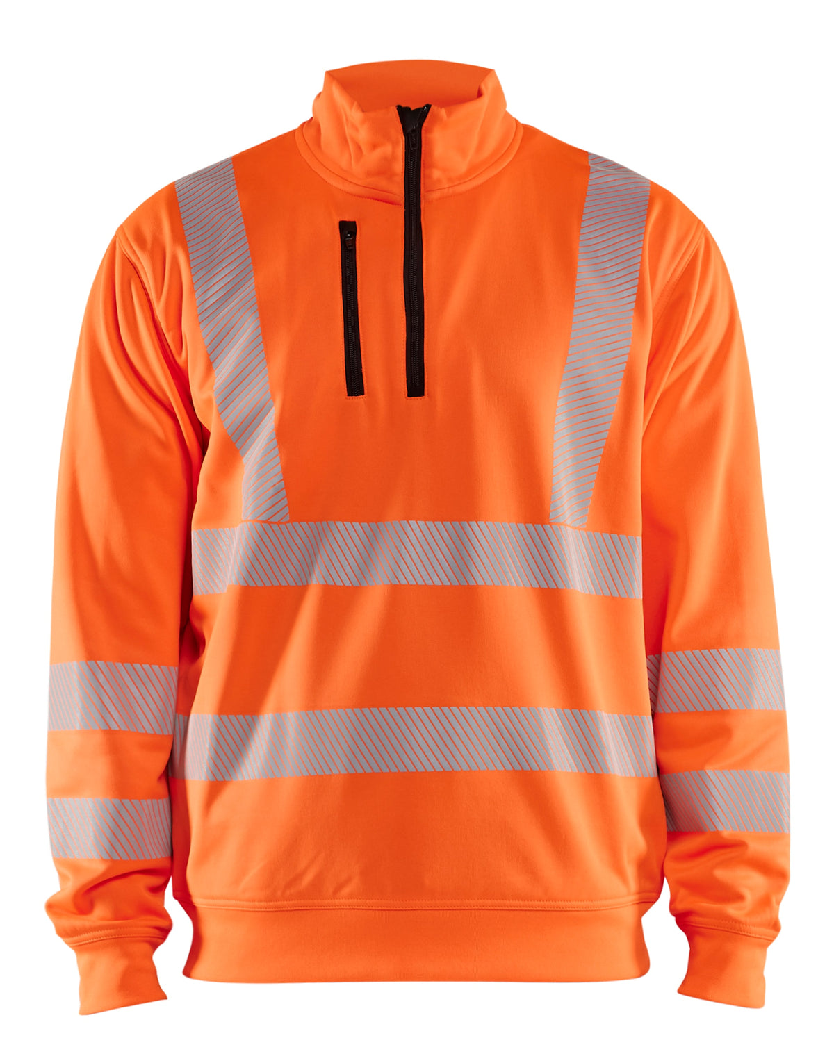 Blåkläder 3564 Warnschutz Zip-Sweatshirt Kl. 3 – orange