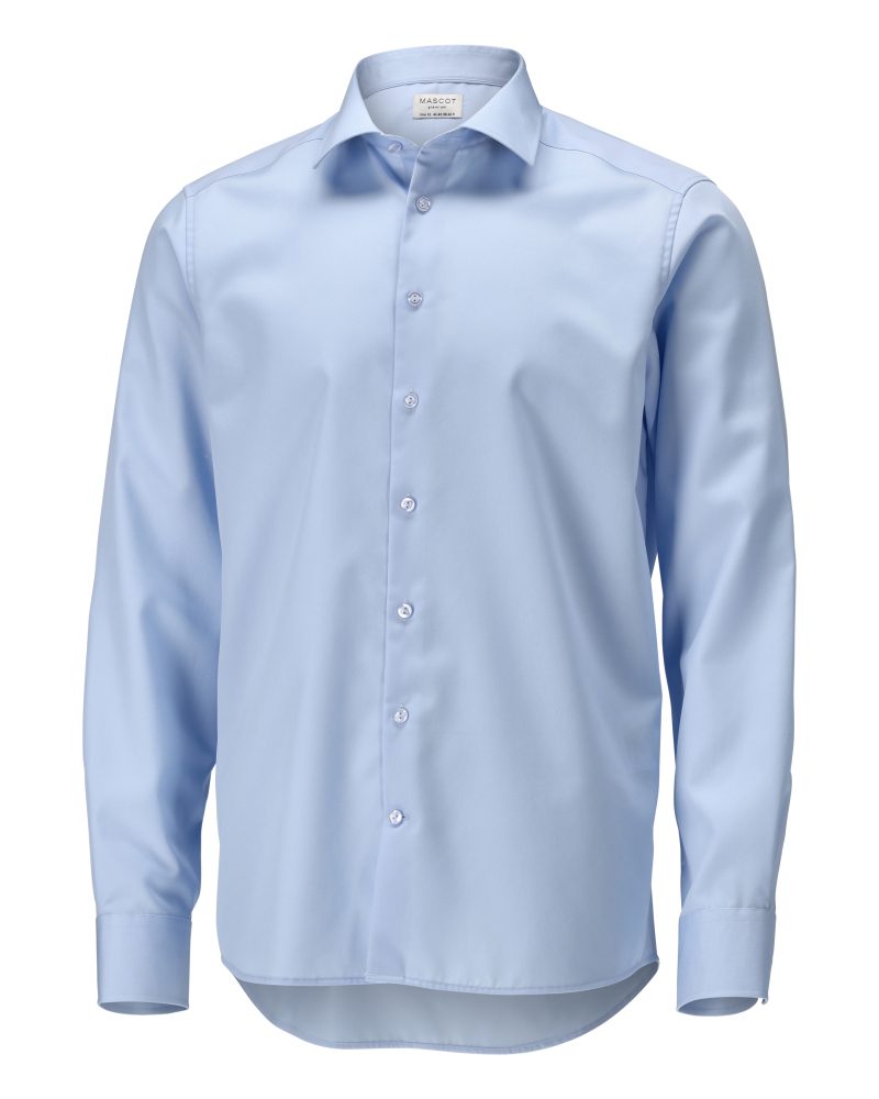 Mascot 20504-750 Frontline Hemd langarm Slim Fit – hellblau
