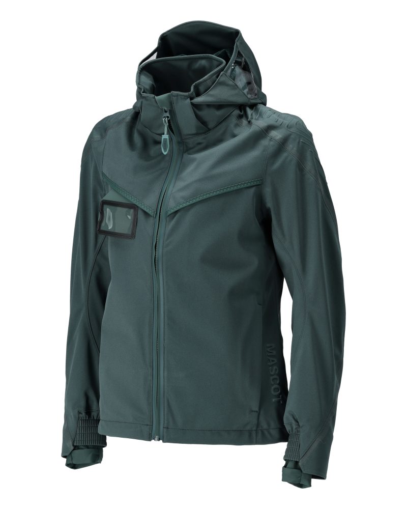 Mascot Damen 22011-657 Hardshell-Regenjacke – waldgrün