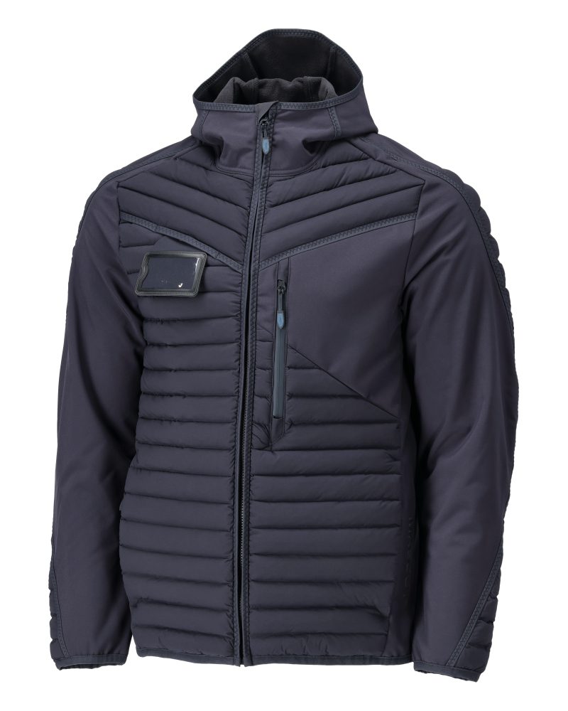 Mascot 22215-607 Customized Kapuzen-Steppjacke – schwarzblau
