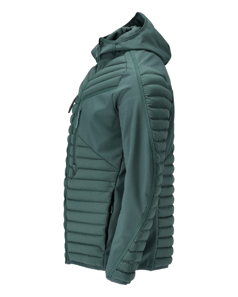 Mascot 22215-607 Customized Kapuzen-Steppjacke – waldgrün